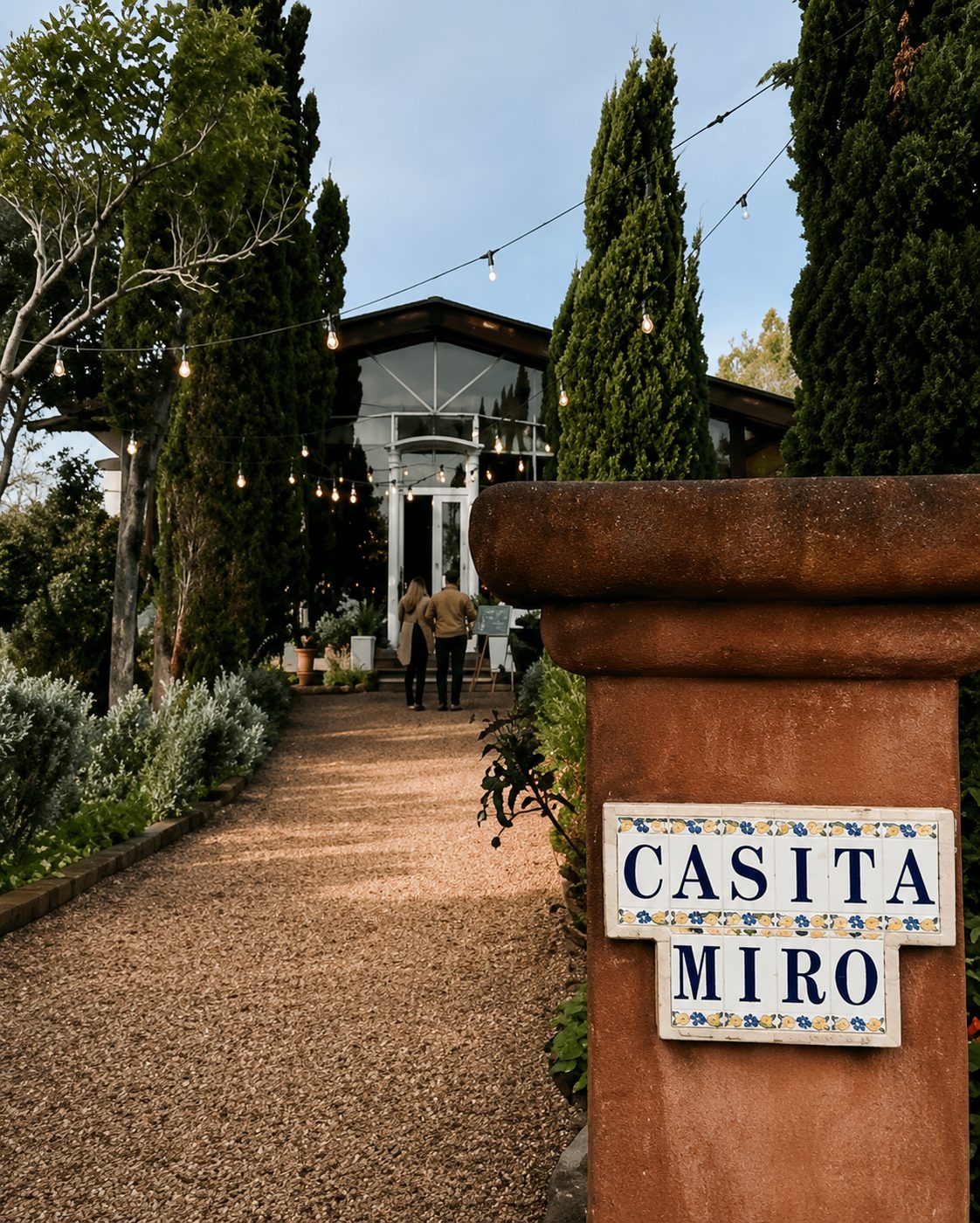 Entrance to Casita Miro vineyard on Waiheke